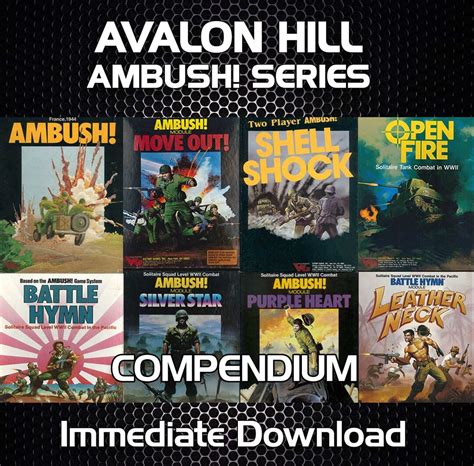 avalon hill rulebooks.